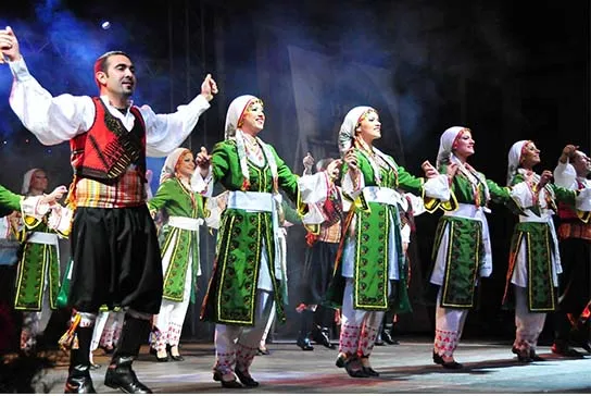 FOGEM folk dance group from Cyprus performing traditional Cypriot folk dance