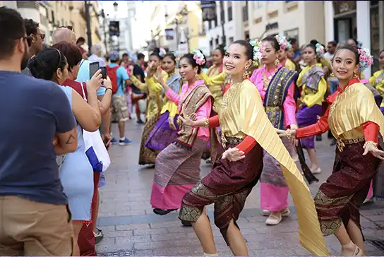 Thai performers from Samdang Silpa presenting traditional Thai music and dance at IEFF mexico October 2026