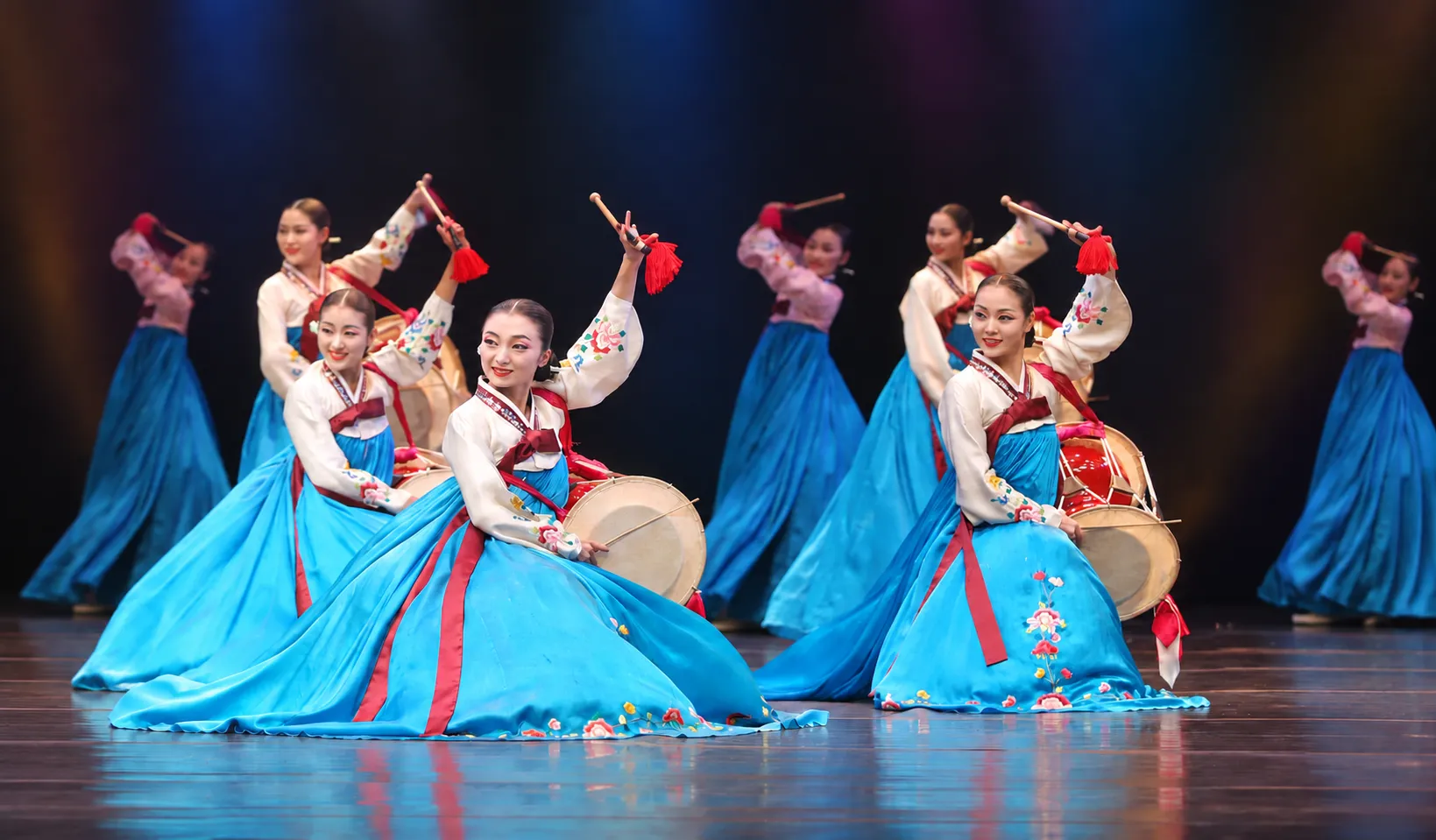 International folk dance and cultural performers